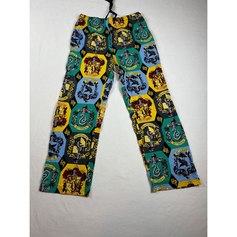Harry Potter Pajama Pants Men M Hogwarts Gryffindor‎ Slytherin Lounge Sleepwear